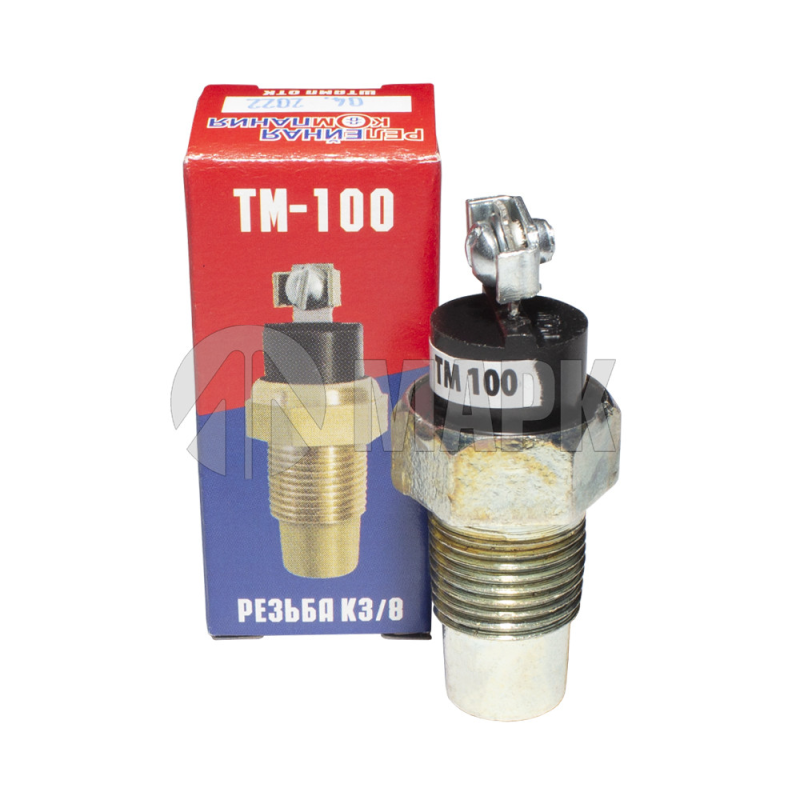 ТМ 100 - Датчик температуры охлаждающей жидкости ТМ-100 (резьба К 3/8, винт М4) РелКом